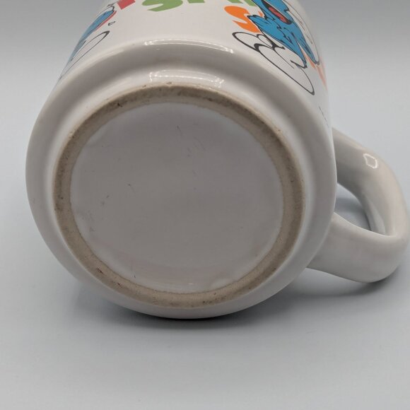 Vintage 1980s Smurf Smile Mug - 3.5 Inches Tall - Picture 6 of 7